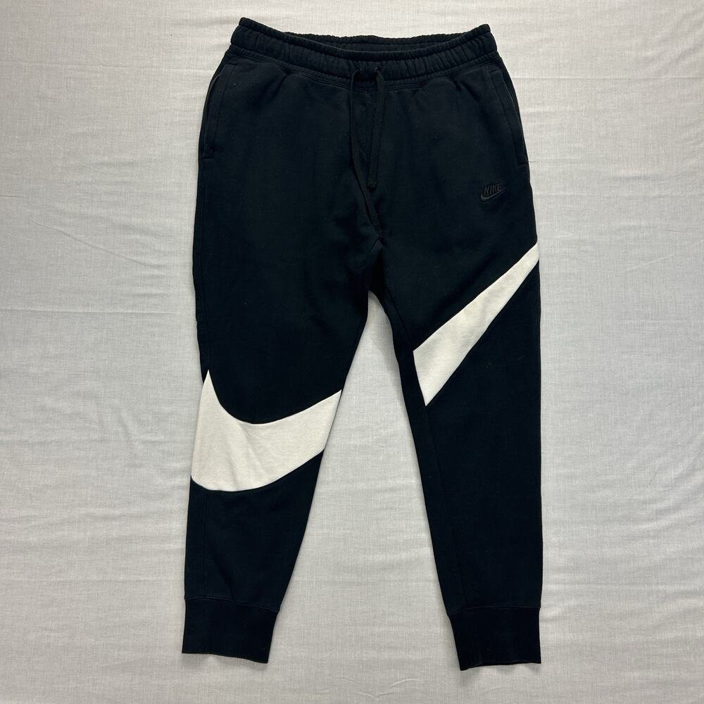 Nike Sportswear Large Swoosh Fleece Joggers Men's XL Cassual Sweatpants Pockets
